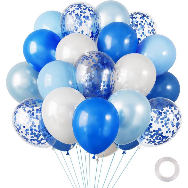 Metal Sequin Balloon Set - 30 Colorful Holiday Party Decorations