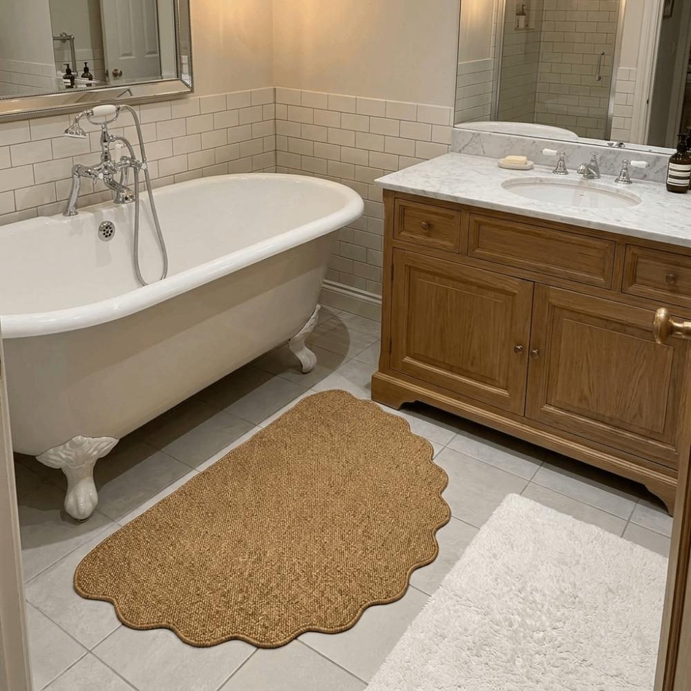 Non-Slip Entrance Door Mat Irregular Welcome Mat Modern Home Decor Dirt Trapping Mat Front Door