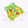 Wooden Toy Magnetic Fishing Toy Learning Fine Motor Skills Promote Parent Child Interaction Wooden Fishing Game For Boys Girls
