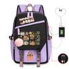 Kapibara fun peripheral printing new schoolbag cute cartoon primary and secondary school students spine backpack