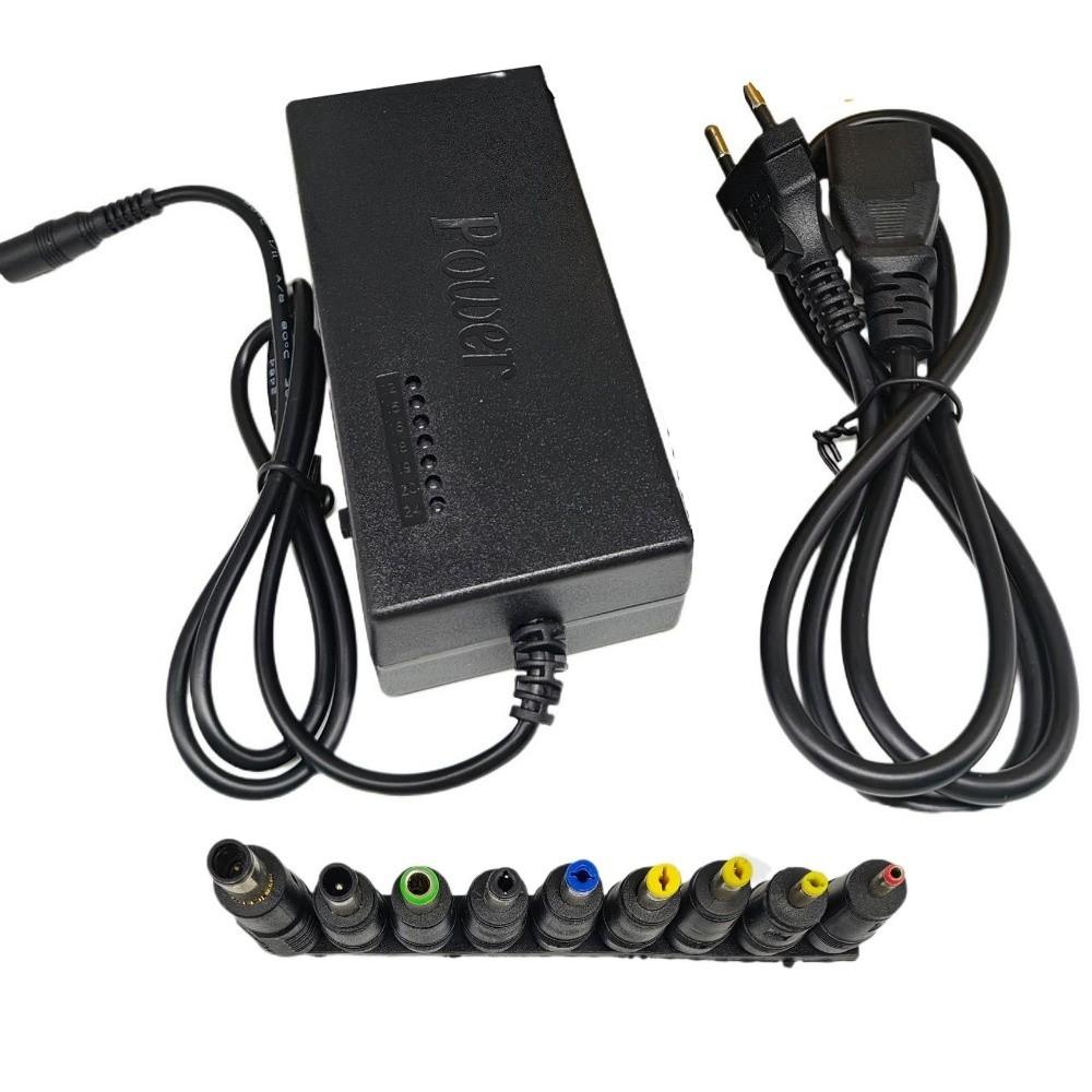 96W Laptop Power Adapter 12-24V Adjustable Voltage Laptop Charger Adapter Multiple Portable Use Laotop Power Supply Adapter