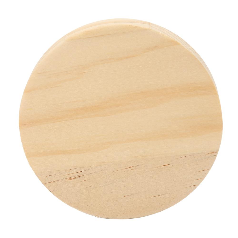 5pcs Solid Wood Bracelet Display Tray Round Shape Jewelry Organizer Tray For Bracelets