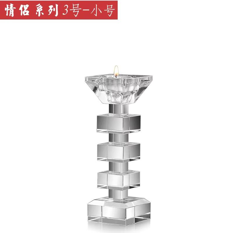 Nordic Crystal Glass Candle Holder, Single Head, Dual Purpose, Wedding Decor, Candelabra, Coffee Table, Centerpieces, Home Decor