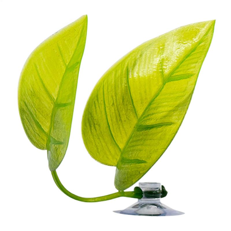 Pets Fish Tank Decor Betta Relax Play Plant Leaf Aquarium Decoration Fish Spawning Ornamental Artificial Leaf Hammock