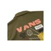 Vans Chaqueta con Cuello Deportivo con Logo de Patrón Divertido Unisex Chaquetas Verde Militar VN0A5H8RKCZ