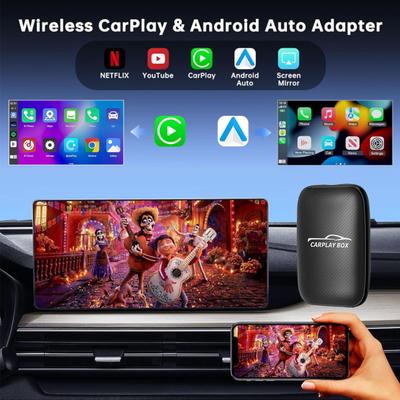 Universal Android 14 CarPlay AI Box Wireless Carplay Android Auto Adapter Car Intelligence Systems For Google YouTube Netflix