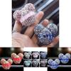Sparkling Red Car Air Vent Perfume Crystal Design Flower Scent Long-lasting