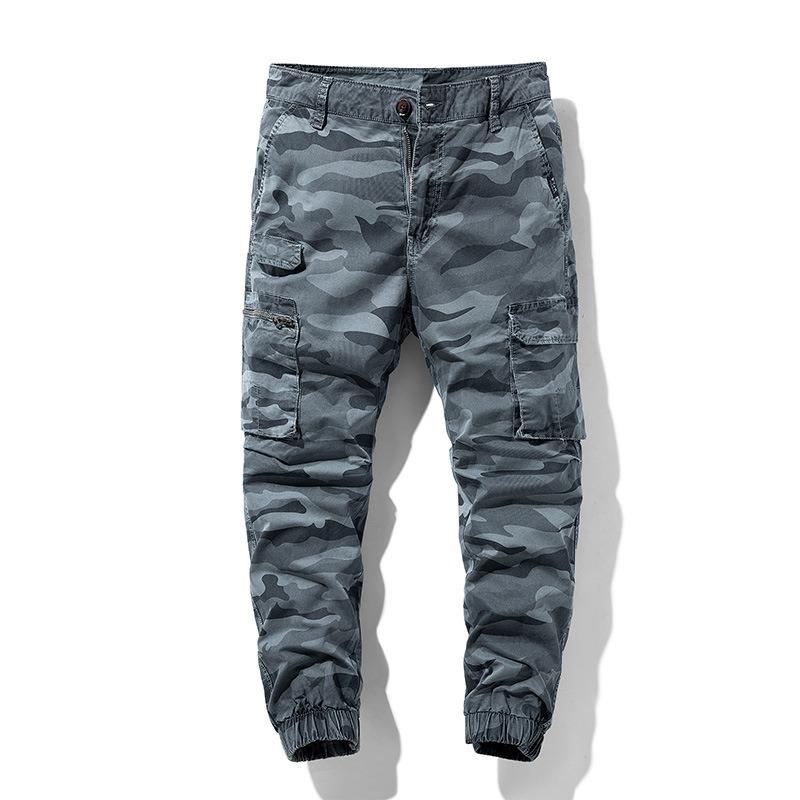 New Men's Camouflage Overalls Versatile High Street Loose Pants Casual Pants Functional Wind Pants Men's Premium Sense