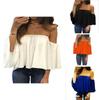 Blusa Estiva Casual da Donna di Pregiata Qualità, Moda, Scollo a Barca, Manica Lunga