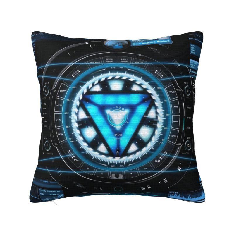 Custom Disney Iron Man Marvel Film Pillow Case 45x45cm Living Room Decoration Luxury Chair Cushion Square Pillowcase