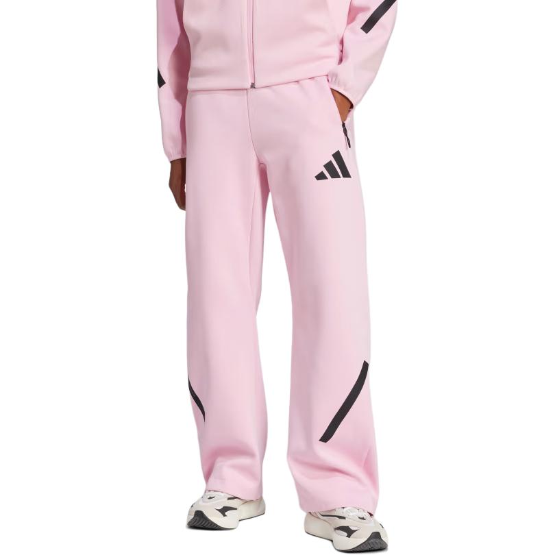 New Adidas Women's Z.N.E. Barrel Tracksuit Bottoms True Pink JC5410