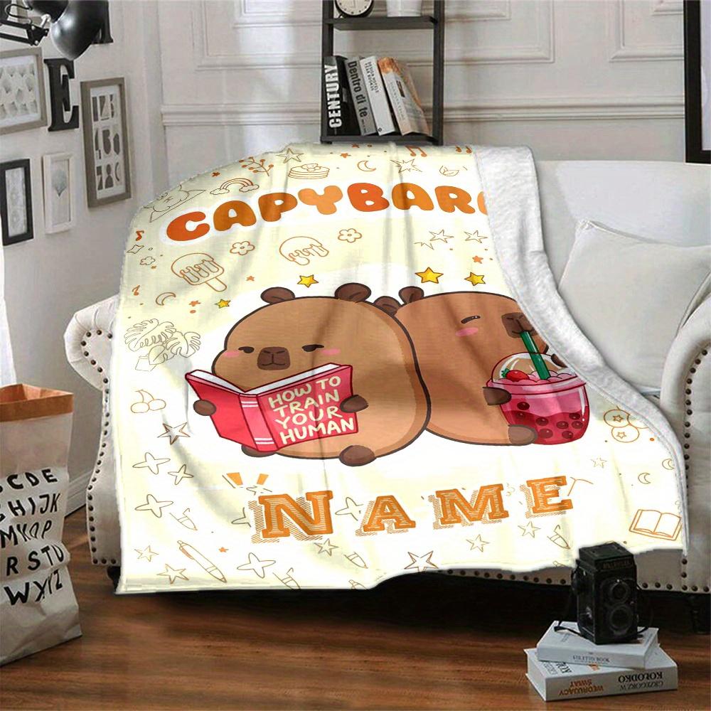 Home Blanket Capybara Fashion Home Blankets Used For Chair Office Sofa Bed Camping Soft And Warm Giving Friends And Relatives Birthday Gifts
