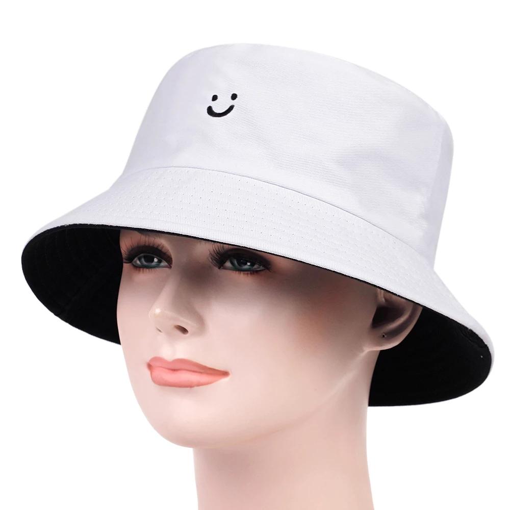 Buy Smile Face Women Bucket Hat Outdoor 
