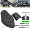 Für Harley Sportster XL 883 1200 Iron 883 04-18 Motorrad Diamantgestepptes Zweisitzer Vordere Fahrer-Hintere Beifahrer-Sitzpolster