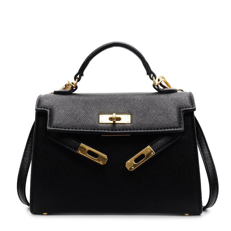 

Модная маленькая сумка женская новая универсальная сумка-тоут на плечо, сумка-мессенджер large чёрный