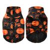 Halloween Dog Jacket Coat Autumn Winter Puppy Clothes For Small Medium Dogs Cat Funny Pumpkin Print Pet Cosplay Costume Yorkie