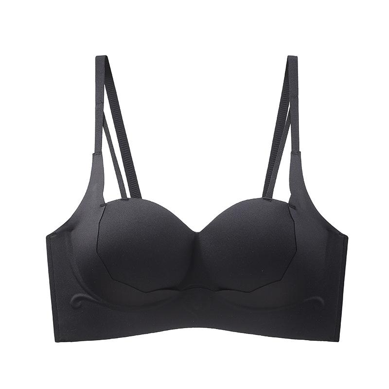 Traceless Underwear Women's Small Breasts Gather and Show Large Anti-sagging New Year's New Adjustment Type Breast Top Support Bra Cover