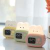 Cute Bread Maker Alarm Clock Sleeping Timing Lamp Bedside Table Desk AlarmClock