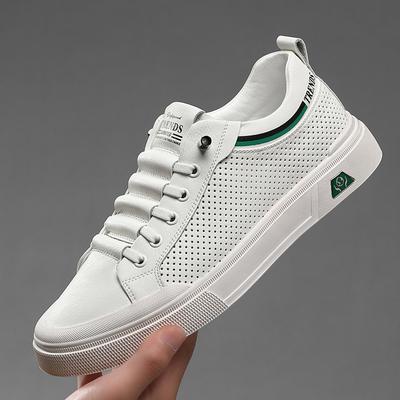 Sapatos de skate masculinos de primavera e verão respiráveis e confortáveis sapatos masculinos de malha respirável versátil sapatos masculinos sapatos esportivos sapatos casuais masculinos