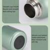 300ML Portable Stainless Steel Travel Mug Vacuum Insulated Leak Proof Sport Tumbler and Cold Water Bottle for Camping Travel
