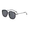 Lightweight Comfortable Durable High Quality Timeless Retro Travel Friendly Alloy Metal Square Shaped Male Sun Glasses