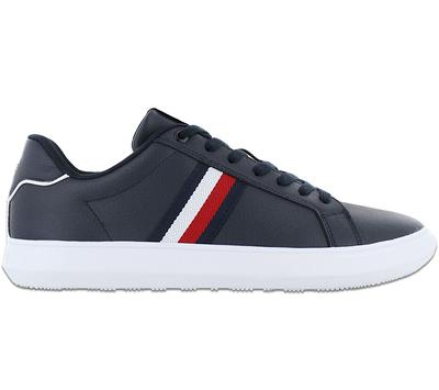 Corporate Leather Cup Stripes – Pánské boty Modré FM0FM04732DW5 ORIGINÁL