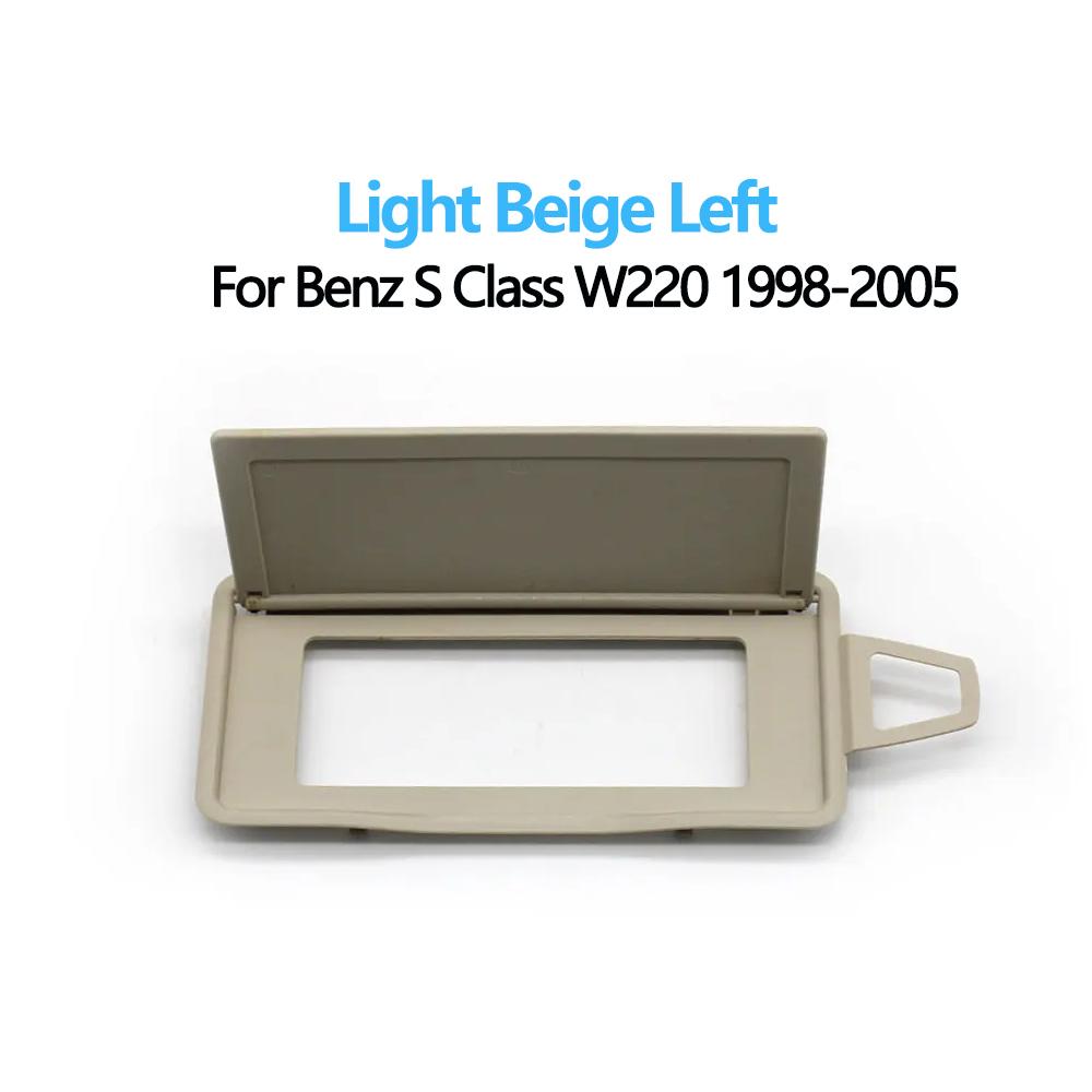 W220 Car Sun Visor Car Interior Sun Shade Visor Makeup Cosmetic Mirror Cover For Benz S Class 1998-2002 S350 S400 S500