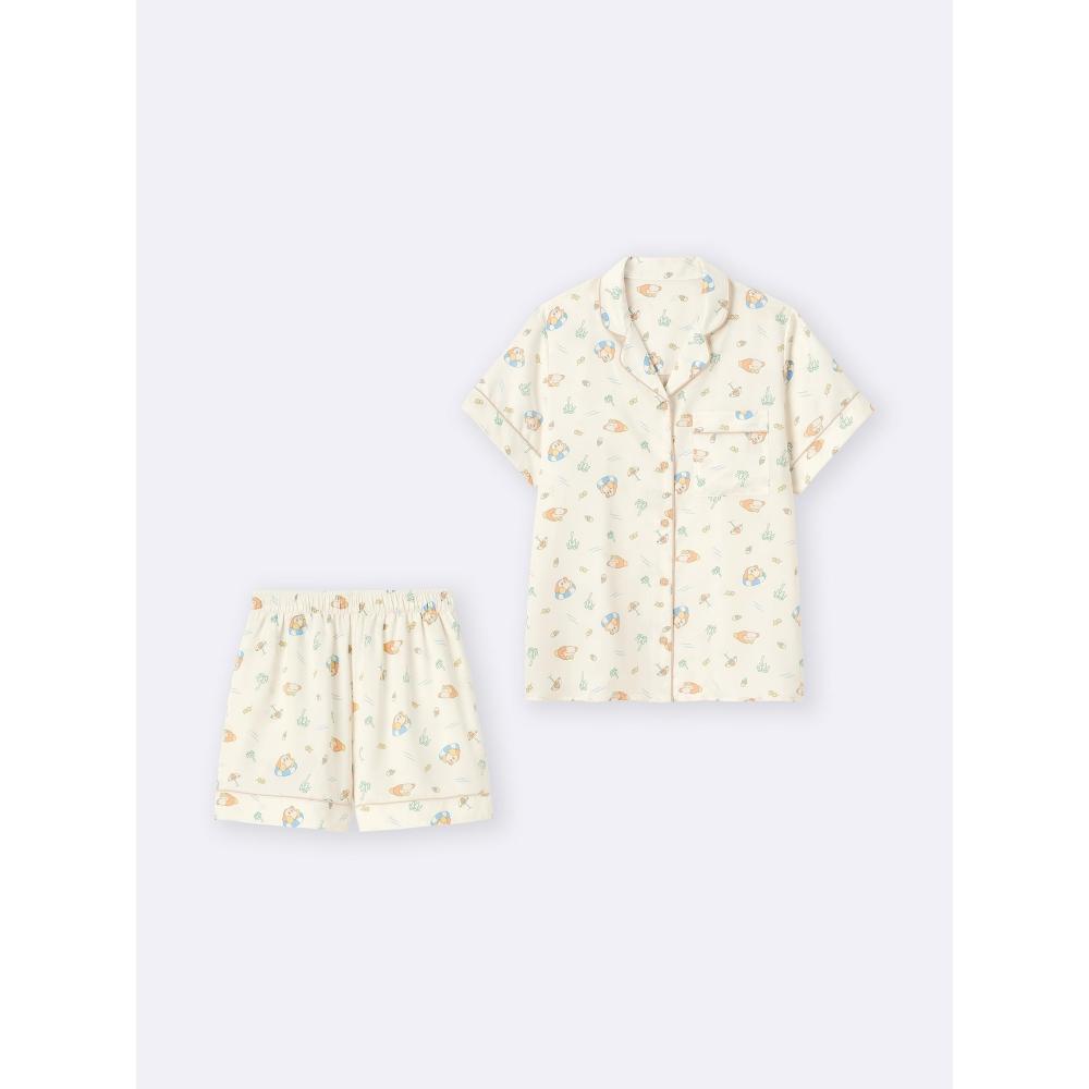 GU by Uniqlo Satin Pajamas  Short Sleeves   Shorts  kirBy