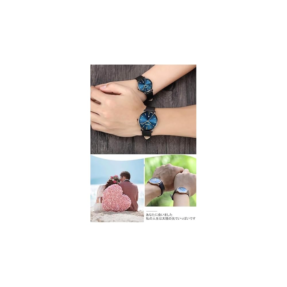 OLEVS Couple Watch Set Men's and Women's Matching Timepieces for Anniversaries and Gifts