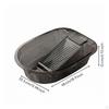 Laundry Basin Thickened Washboard Ribbed Hand Wash Tub for Household Use White L