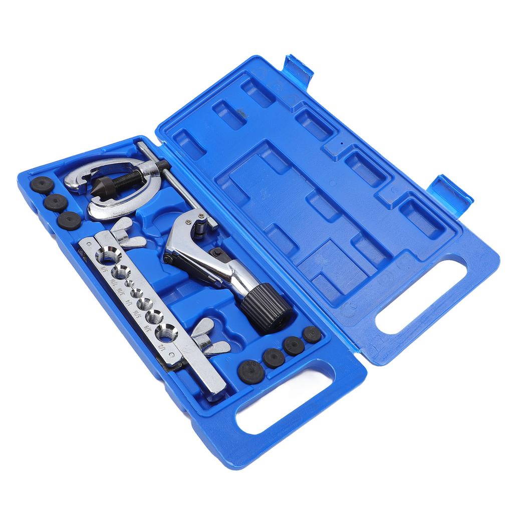 Flaring Tool Kit Multifunctional Metal Accurate Brake Line Flaring Tool Kit for Pipeline Installation and Maintenance