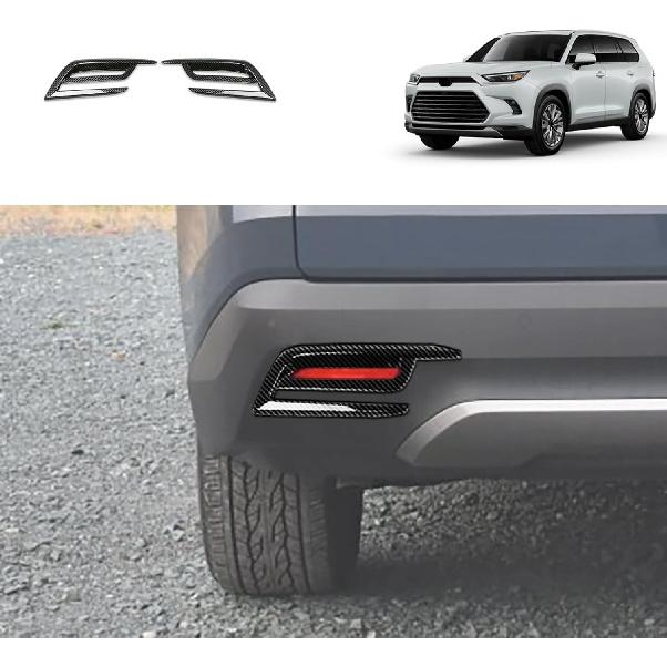 For 2024-2025 Toyota Grand Highlander Accessories Rear Fog Light Cover Protector
