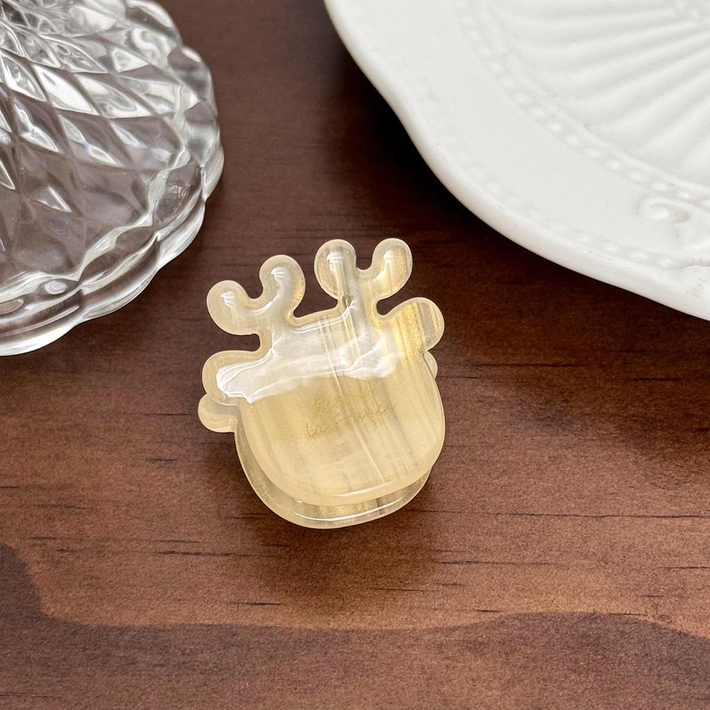 Stylish Acetate Hair Claw Clip Featuring Lovely Mini Deer Design For Females