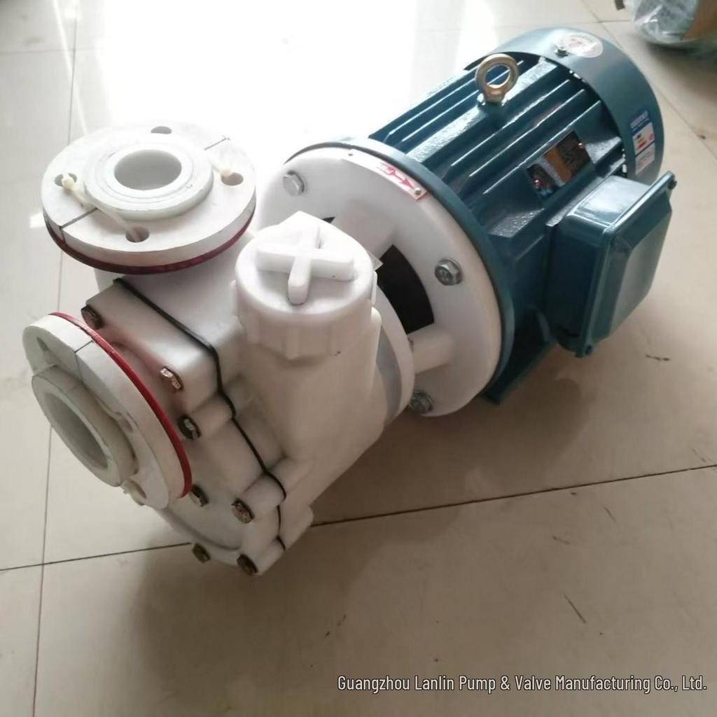 Acid-Resistant PTFE Self-Priming Pump 32FZB-20 - Anti-Corrosion Chemical Engineering Project Pump