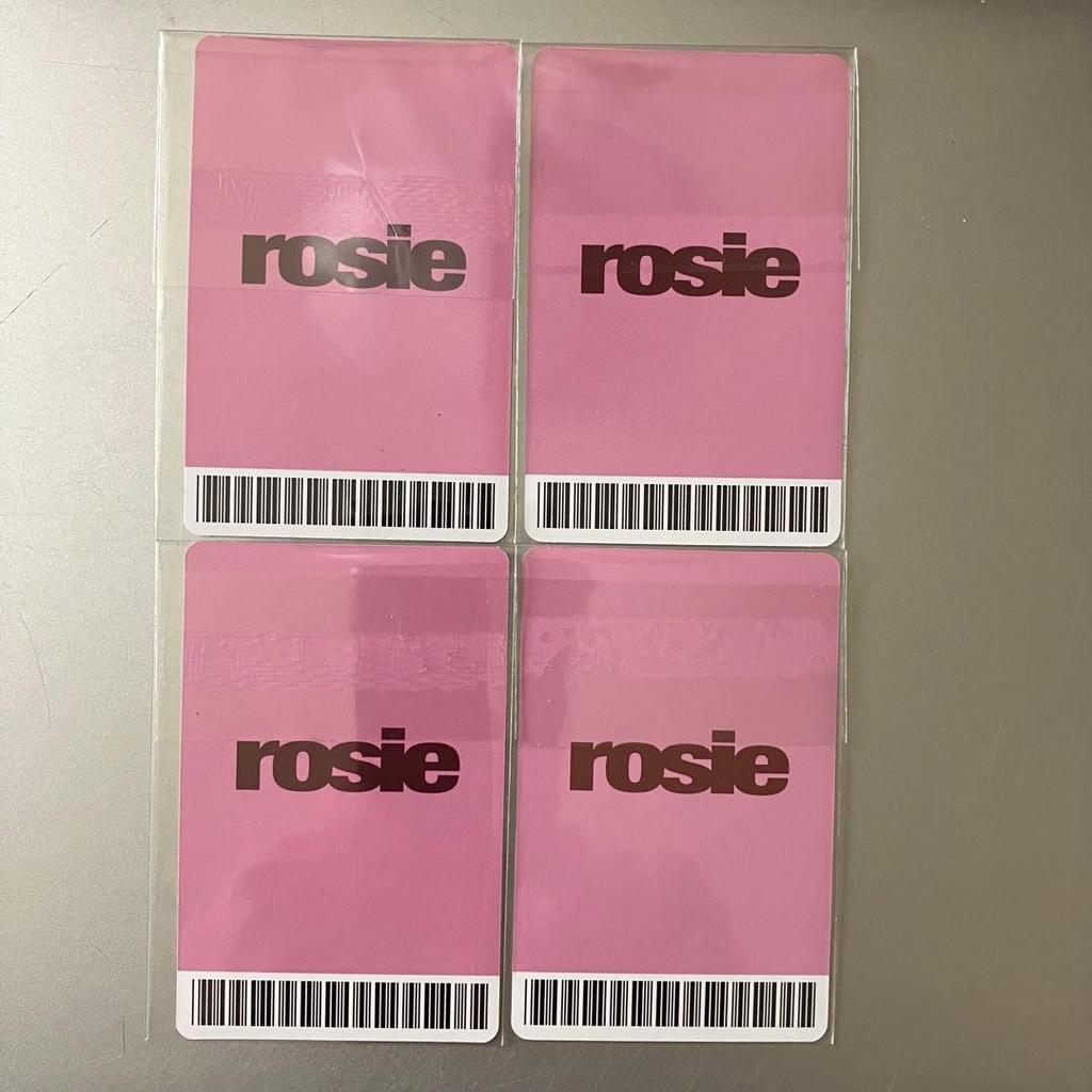 [USED] BLACKPINK Rosé rosie YG SELECT Pre-order Bonus + Signing Event Bonus