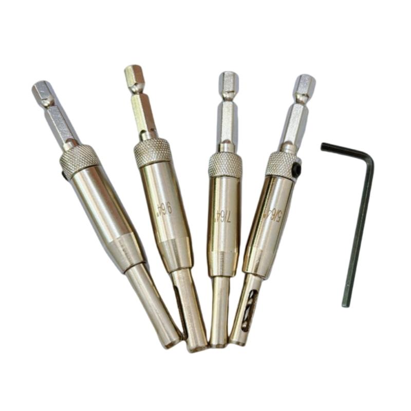 

Professional Drill Bit For 9-10cm Hinge Mounting Woodworking Tool Easy Operation Self Centering Hinge Drill Bit 1