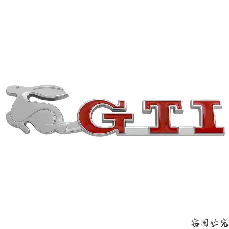 

2026 Hot For Volkswagen VW Car Front Grille Badge Emblem Sticker for Volkswagen Rabbit GTI Logo Polo Golf Passat B6 Scirocco Jet