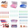 30/40/50/150pcs Push-Pull Interdental Brush Gum Interdental Tooth Brush Orthodontic Wire Brush Toothbrush Oral Care Toothpick