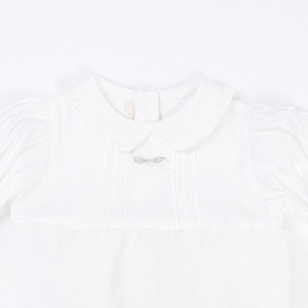 ORGANICMOM White Bella Body Suit Mkftqs07