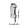 1/10Pcs Spring Loaded Latch Pin Left Right Stainless Steel Flat Pin Spring Latch for Door Electrical Cabinet Movable Door Bolt