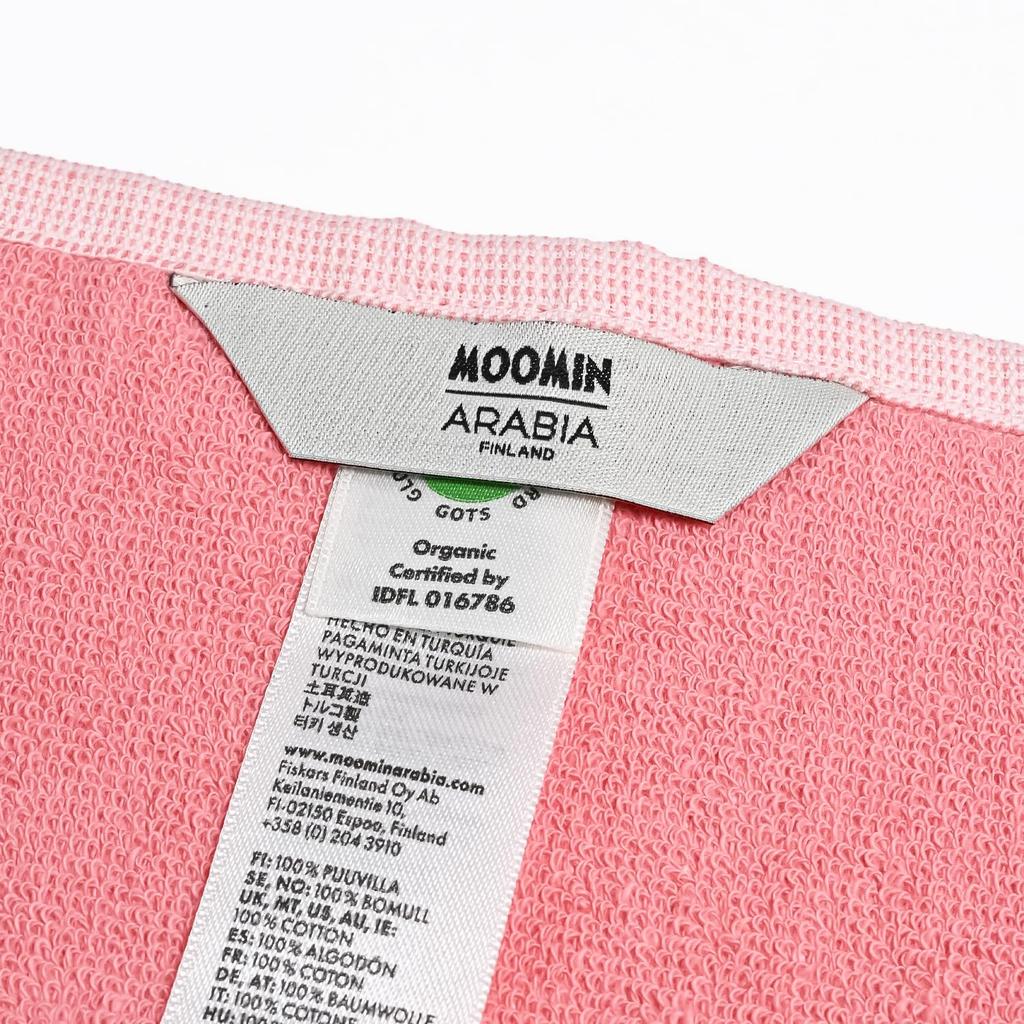 Arabia Guest Face 30cm x Moomin Finnish Towel, Towel, Towel, 50cm, Love, Pink, 1072618, Scandinavian, [Product]