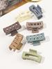 10Pcs Multicolor 1.8 Inch Hair Claw Clips Rectangle Small Jaw Clip for Thick Hair Nonslip Banana Clip Hair Accessories for Women