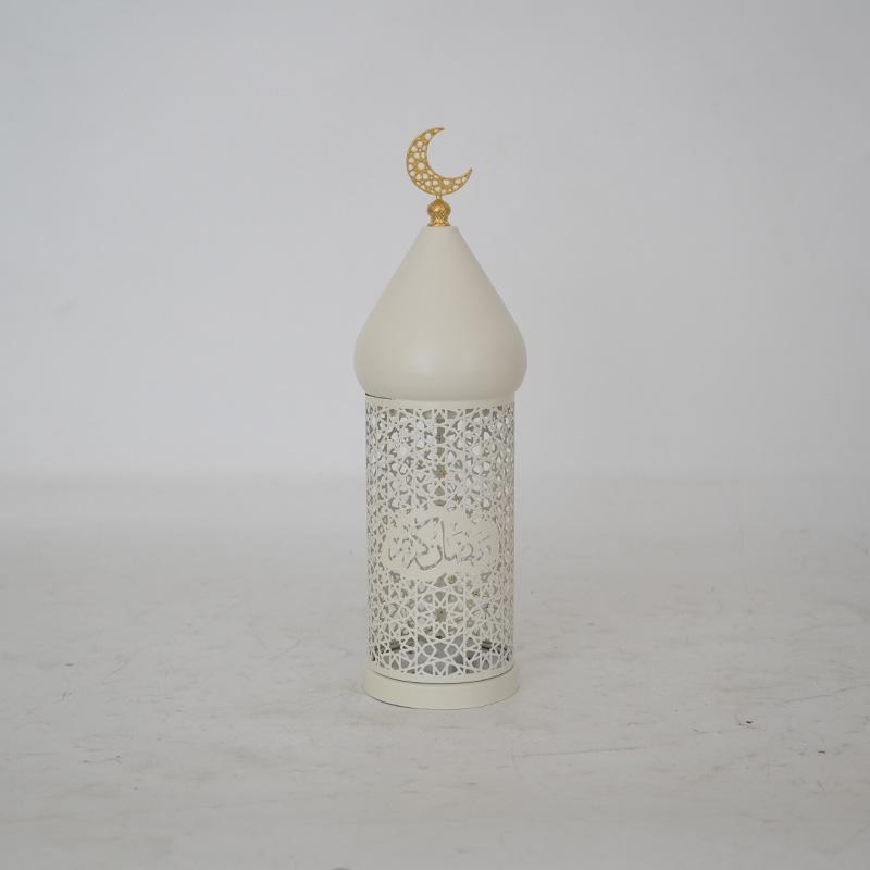 2025 New Decorative Holder Ramadan Decoration Metal Lamp Tea Light Holder for Mantel Table Desk Dining Room Home