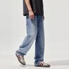 New Spring and Summer Men's Wide-leg Trousers Loose American High Street Straight Jeans