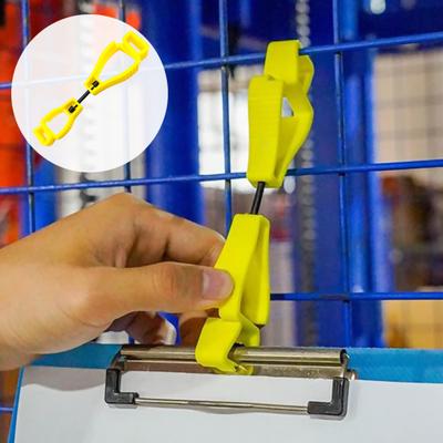 4Pcs Plastic Glove Clip Heavy Duty Outdoor Construction Work Glove Holder Multifunction Camping Hiking Glove Towel Hat Clamp Hanger Keeper Grabber