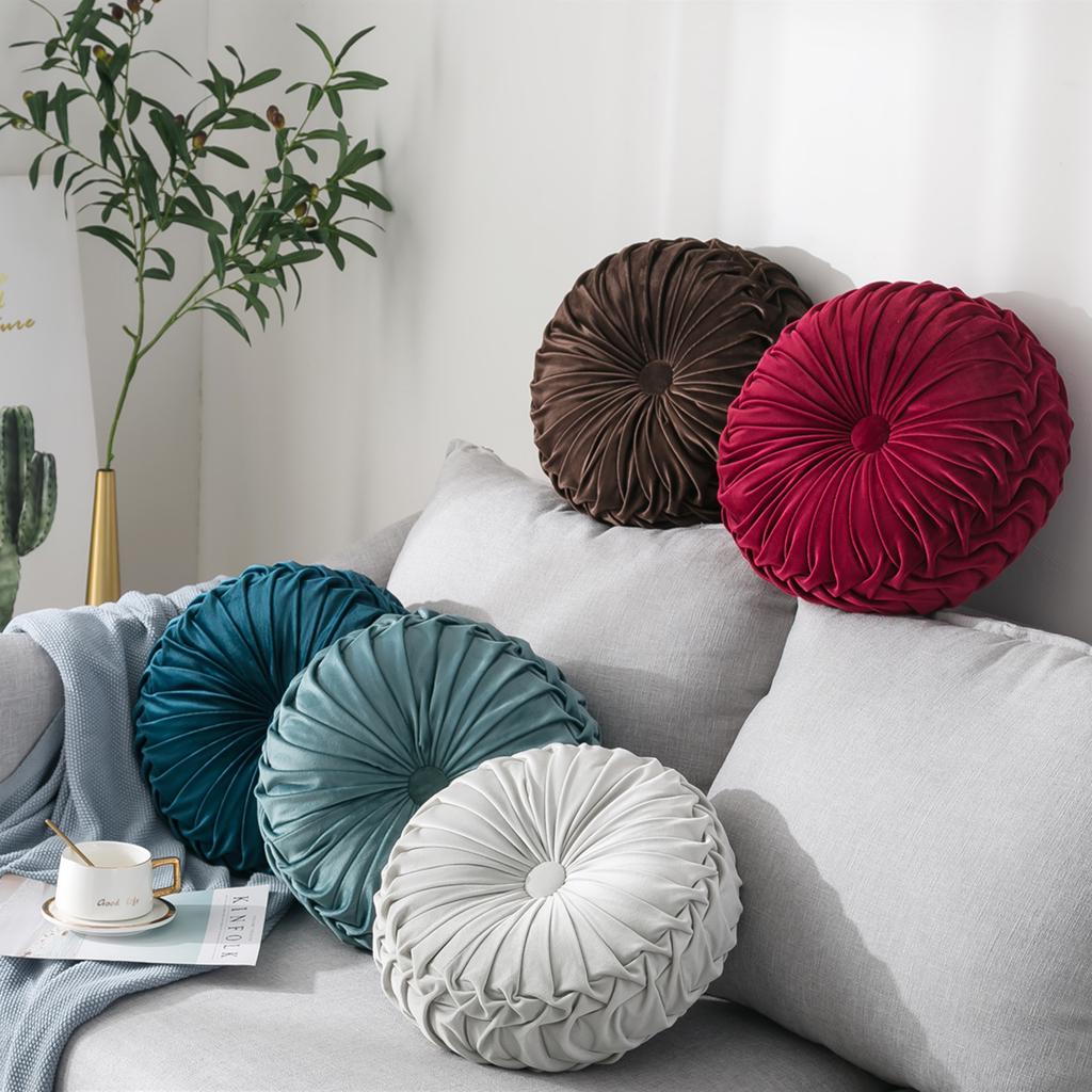 round pillow bed
