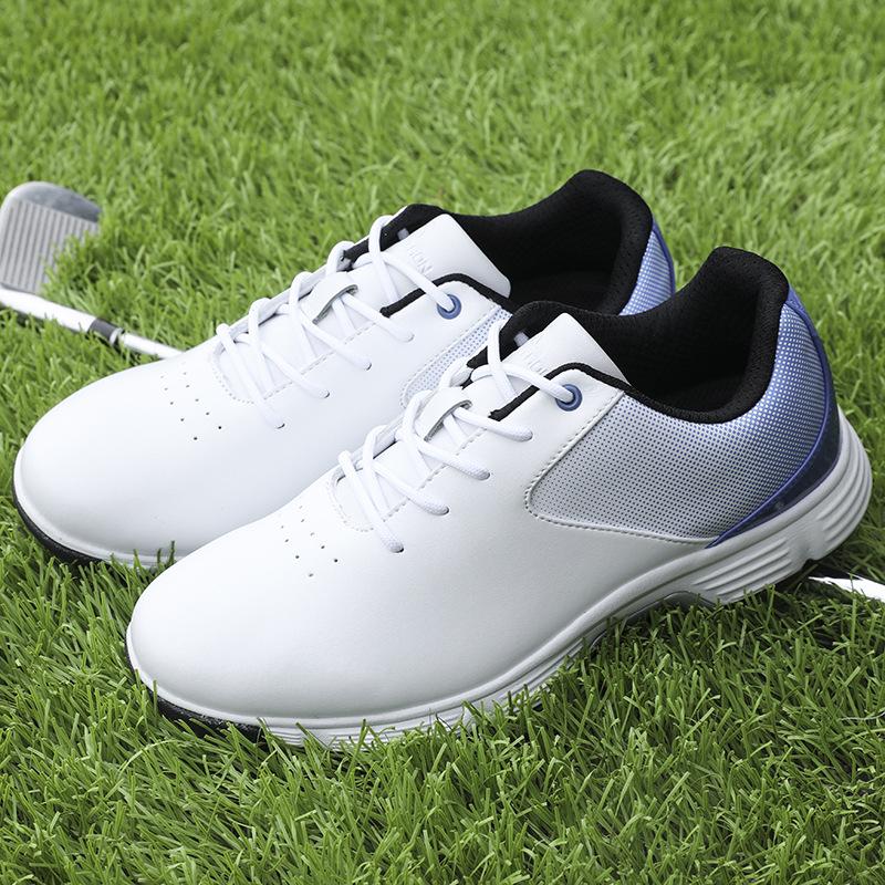 Lechuang THESTRON Waterproof Spiked Golf Shoes, Sizes 39-49 - Casual & Training Footwear