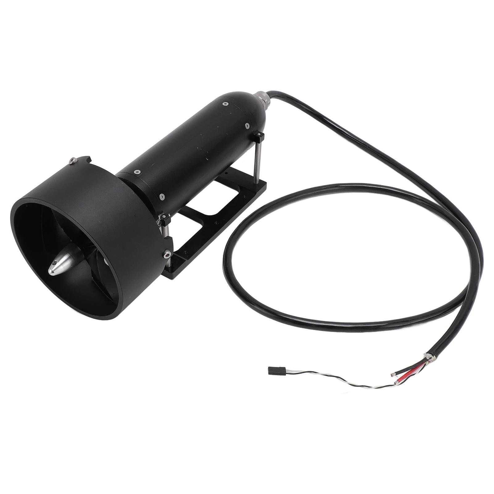 Underwater Thruster 24‑50V CNC Machinin Aluminum Alloy Waterproof Brushless Underwater Thruster for Boat Diving 24V-50VCW