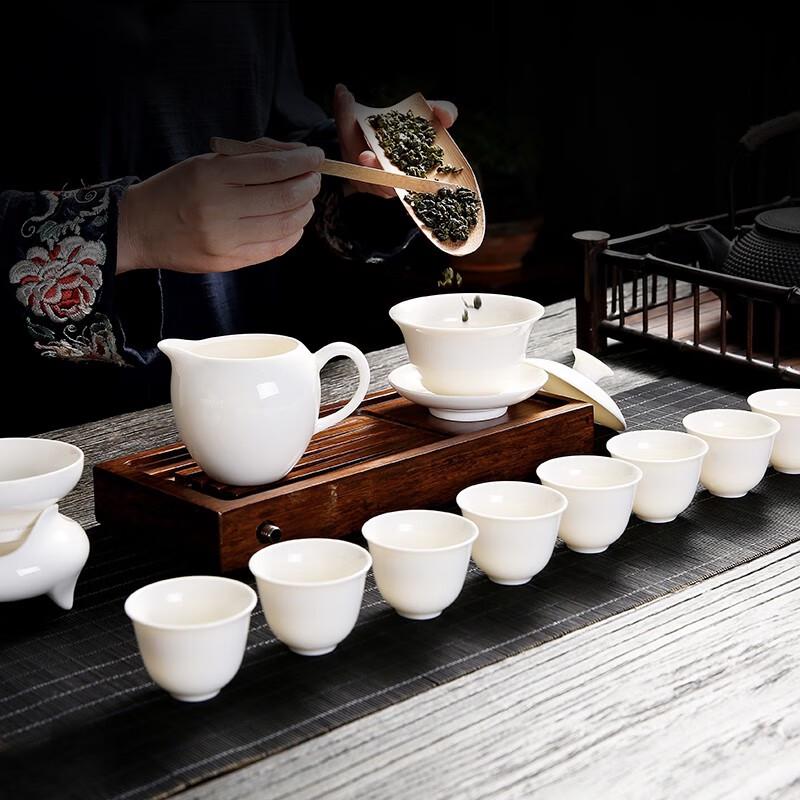 White Porcelain Ceramic Tea Set