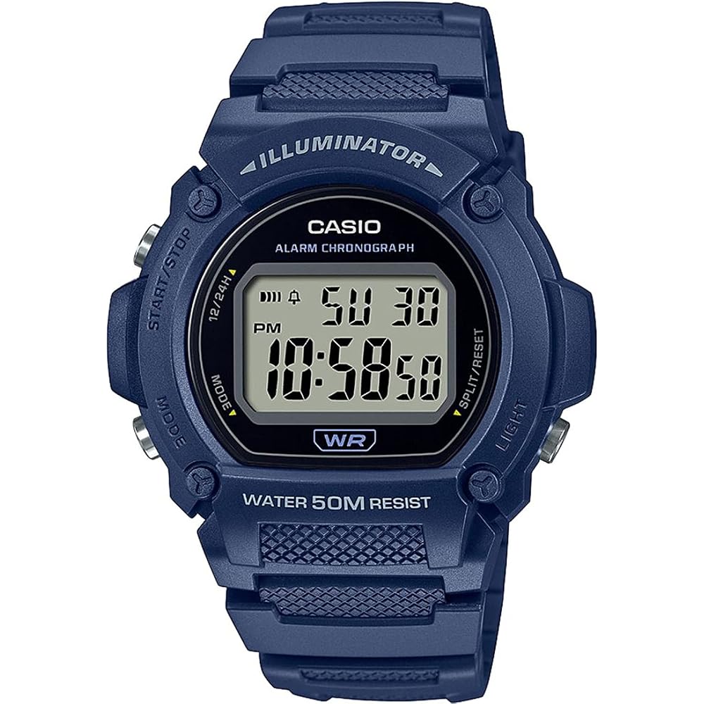 [Casio] CASIO Standard Digital Watch W-219H-2AV Men s Cheap Casio Navy Blue Overseas Model [Parallel Import]